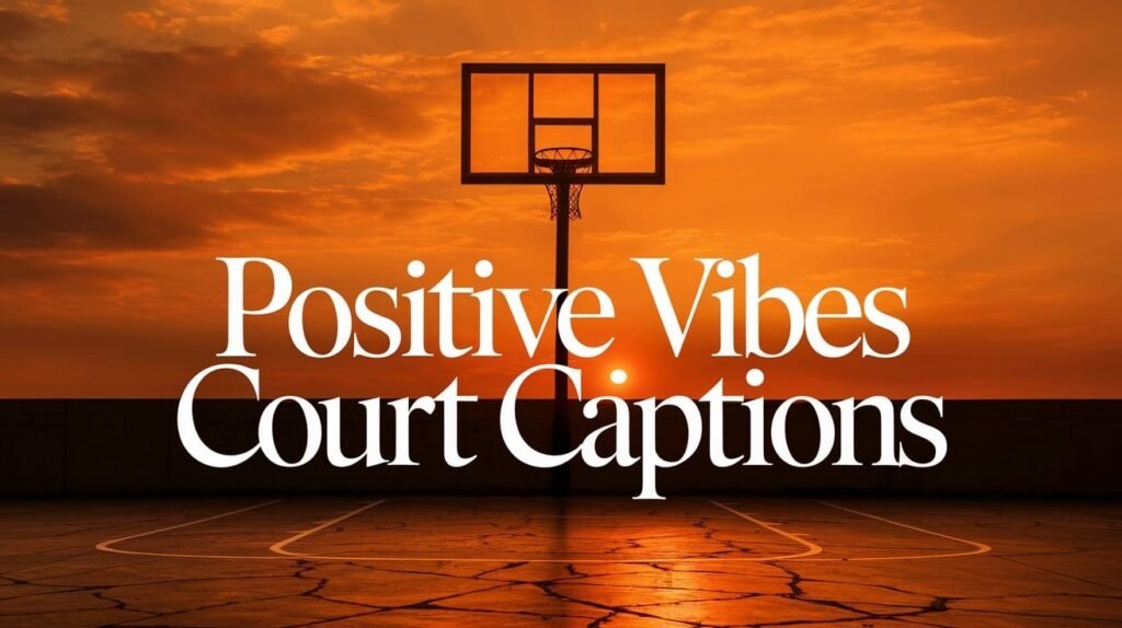 Positive Vibes Court Captions