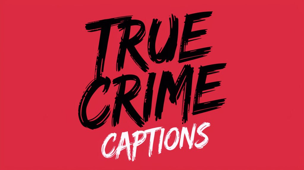True Crime Podcast Captions